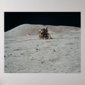 Apollo 17 Lunar Modul Landungsfläche Poster (Vorne)