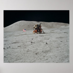 Apollo 17 Lunar Modul Landungsfläche Poster