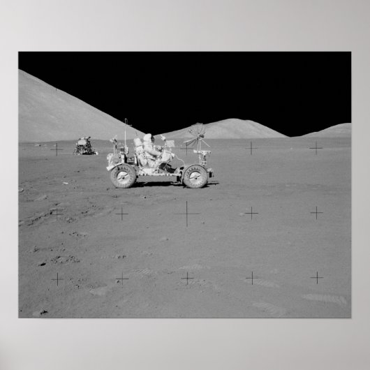 Apollo 17 Lunar Roving Vehicle Poster (Vorne)
