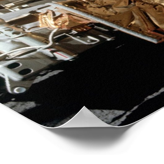 Apollo 17 Lunar Roving Vehicle Poster (Ecke)