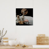 Apollo 17 Lunar Roving Vehicle Poster (Küche)