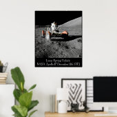 Apollo 17 Lunar Vehicle Poster (Heimbüro)