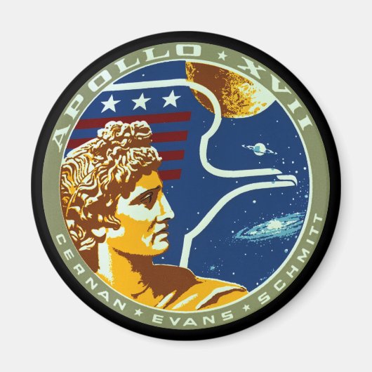 Apollo 17 magnet (Vorne)