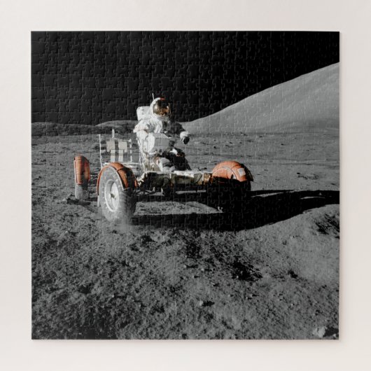 Apollo 17 Mission Lunar Rover Dezember 1972 Puzzle (Vertikal)