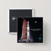 Apollo 17 Moon Mission Button (Vorne & Hinten)