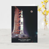 Apollo 17 Moon Mission Karte (Gelbe Blume)