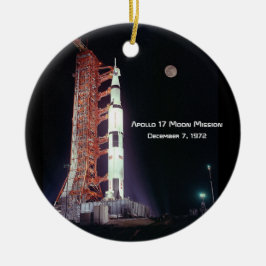 Apollo 17 Moon Mission Keramik Ornament