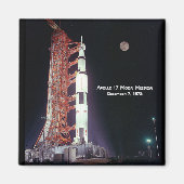 Apollo 17 Moon Mission Magnet (Vorne)
