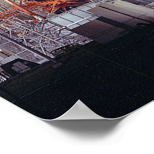 Apollo 17 Moon Mission Poster (Ecke)