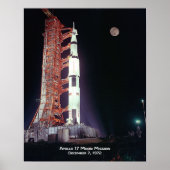 Apollo 17 Moon Mission Poster (Vorne)