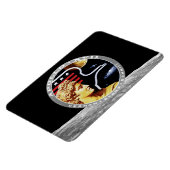 Apollo 17 NASA-Missionsabzeichen Logo Magnet (Linke Seite)