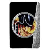 Apollo 17 NASA-Missionsabzeichen Logo Magnet (Vertikal)