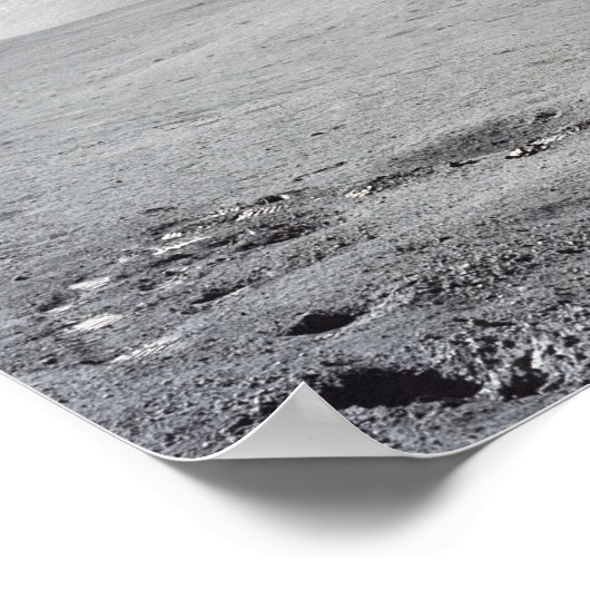 Apollo 17 Panorama Poster (Ecke)