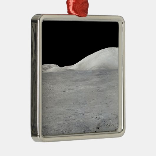 Apollo 17 Panorama Silbernes Ornament (Rechts)