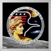 Apollo 17 Patch-Logo der NASA-Mission Poster (Vorne)