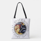 Apollo 17 Raumfahrt-Mission 1972 Insignien Tasche (Rückseite)