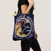 Apollo 17 Raumfahrt-Mission 1972 Insignien Tasche (Von Nahem)