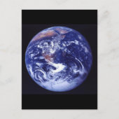 Apollo 17 Sicht auf die Erde im Weltraum Postkarte (Vorderseite)