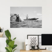 Apollo 17 Splashdown & Erholung Poster (Heimbüro)