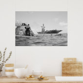 Apollo 17 Splashdown & Erholung Poster (Küche)