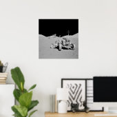 Apollo 17 Taurus-Littrow Landungsort Poster (Heimbüro)