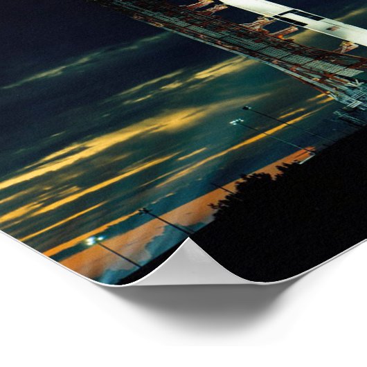 Apollo 17 Vorbereitung für den Start Poster (Ecke)