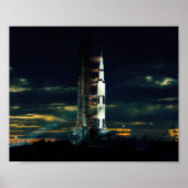 Apollo 17 Vorbereitung für den Start Poster (Vorne)