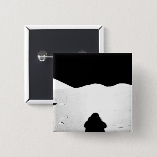 Apollo 17 zusammengebautes Panorama 2 Button (Vorne & Hinten)