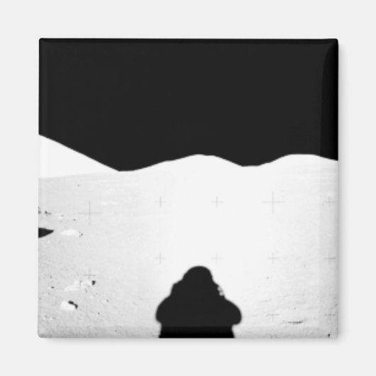 Apollo 17 zusammengebautes Panorama 2 Magnet (Vorne)