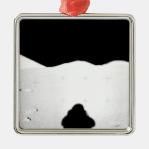 Apollo 17 zusammengebautes Panorama 2 Ornament Aus Metall