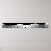 Apollo 17 zusammengebautes Panorama 2 Poster (Vorne)