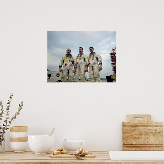 Apollo 1 Astronauten Poster (Küche)