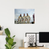 Apollo 1 Astronauten Poster (Heimbüro)