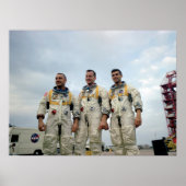 Apollo 1 Astronauten Poster (Vorne)