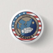 Apollo 1 Mission Patch Button (Vorderseite)