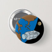 Apollo 1 Mission Patch Logo Button (Vorne & Hinten)