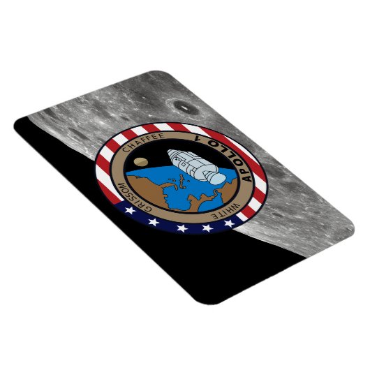 Apollo 1 Mission Patch Logo Magnet (Rechte Seite)