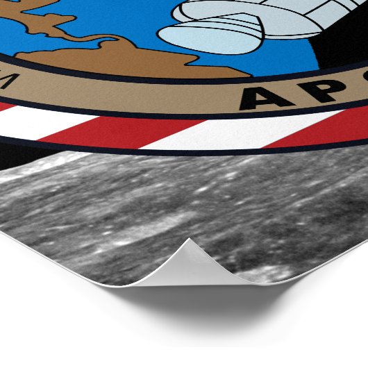 Apollo 1 Mission Patch Logo Poster (Ecke)