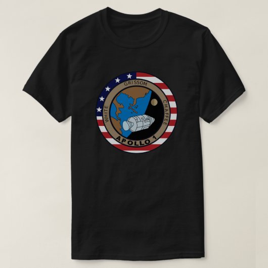 Apollo 1 Mission Patch Logo T-Shirt (Design vorne)