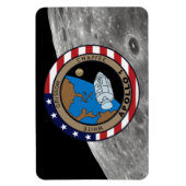 Apollo 1-Missionspatch-Logo Magnet (Vertikal)