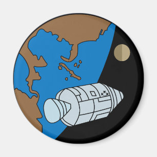Apollo-1-Missionspatch-Logo Magnet