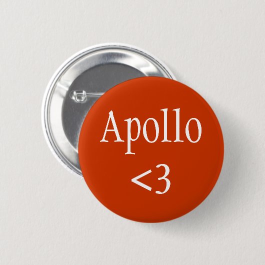 Apollo <3 Gott der Sonne Button (Vorne & Hinten)