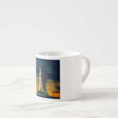 Apollo 4 Saturn V auf Auflage ein Espressotasse (Vorderseite Rechts)