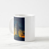 Apollo 4 Saturn V auf Auflage ein Kaffeetasse (Vorderseite Links)