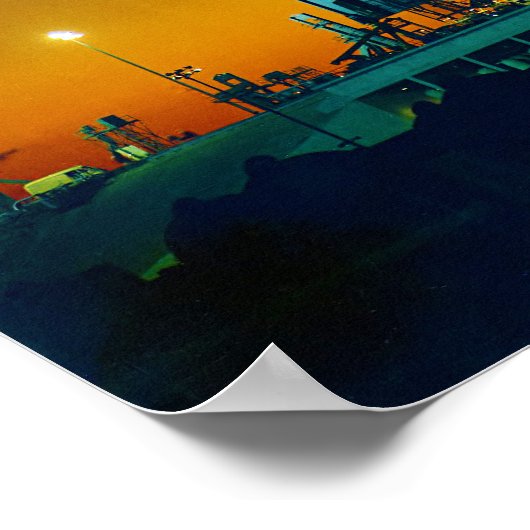 Apollo 4 Saturn V auf Pad A Launch Complex 39 Poster (Ecke)