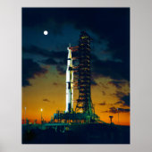 Apollo 4 Saturn V auf Pad A Launch Complex 39 Poster (Vorne)