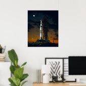 Apollo 4 Saturn V Poster (Heimbüro)