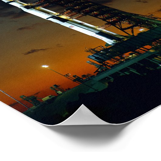 Apollo 4 Saturn V Rakete auf Launchpad - 1967 Poster (Ecke)