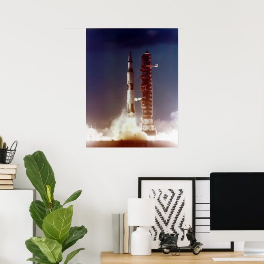Apollo 4 Start Poster (Heimbüro)