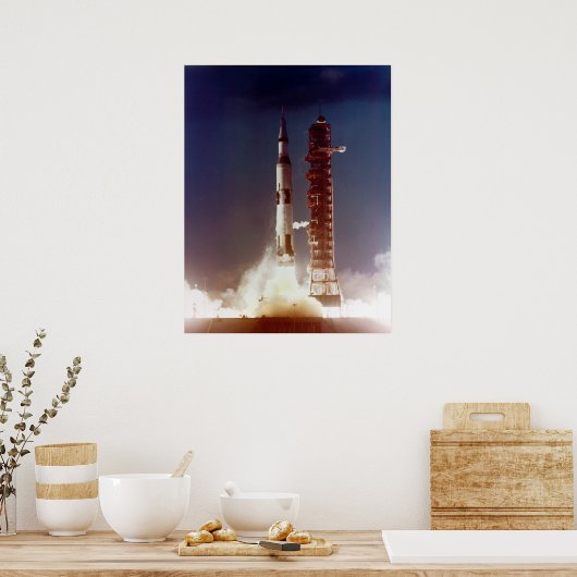 Apollo 4 Start Poster (Küche)